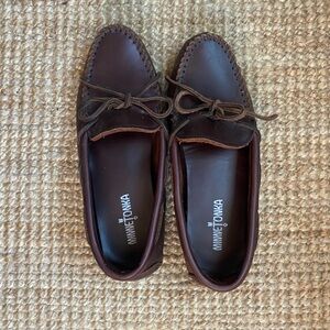 Minnetonka Dark Brown Moccasins